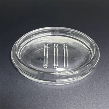 Očistite stakleno sapun sa podignutim grebenima